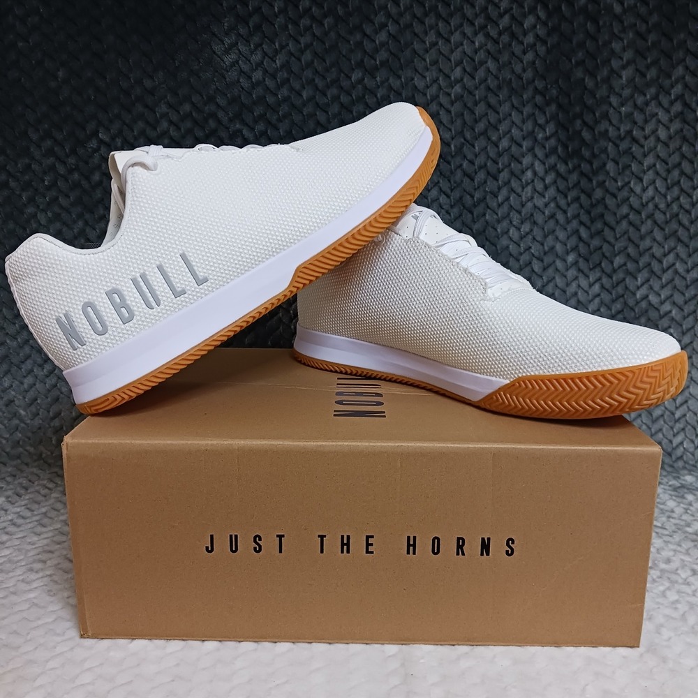 Nobull SF Court Trainer Low Men's Athletic Outwork Sneakers Shoes White Size 16